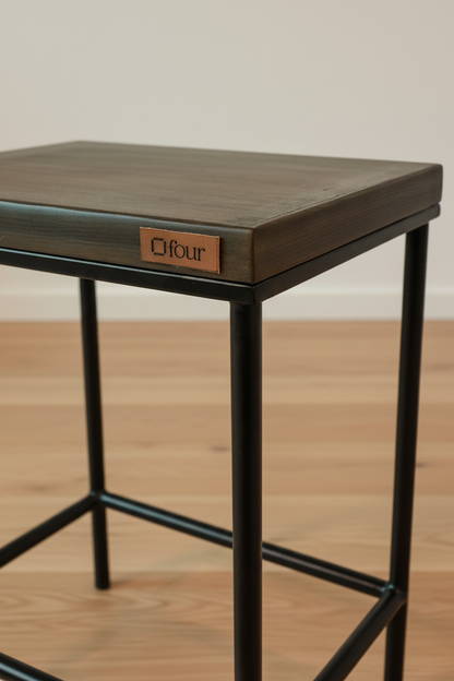 four Stool Table in Walnut finish
