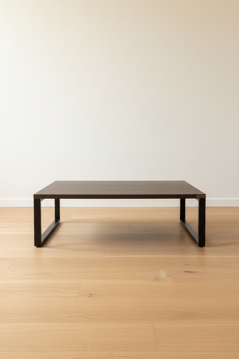 four Social Square in Walnut finish