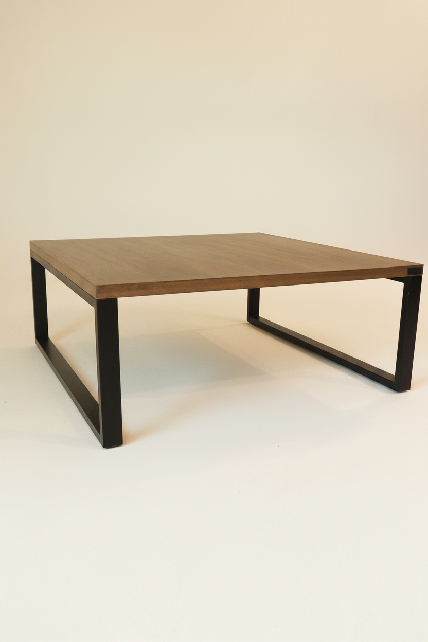 four Social Square in Teak finish [H:52247715676461]