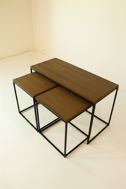 four Nested Trio in Teak finish [H:50365588537645]