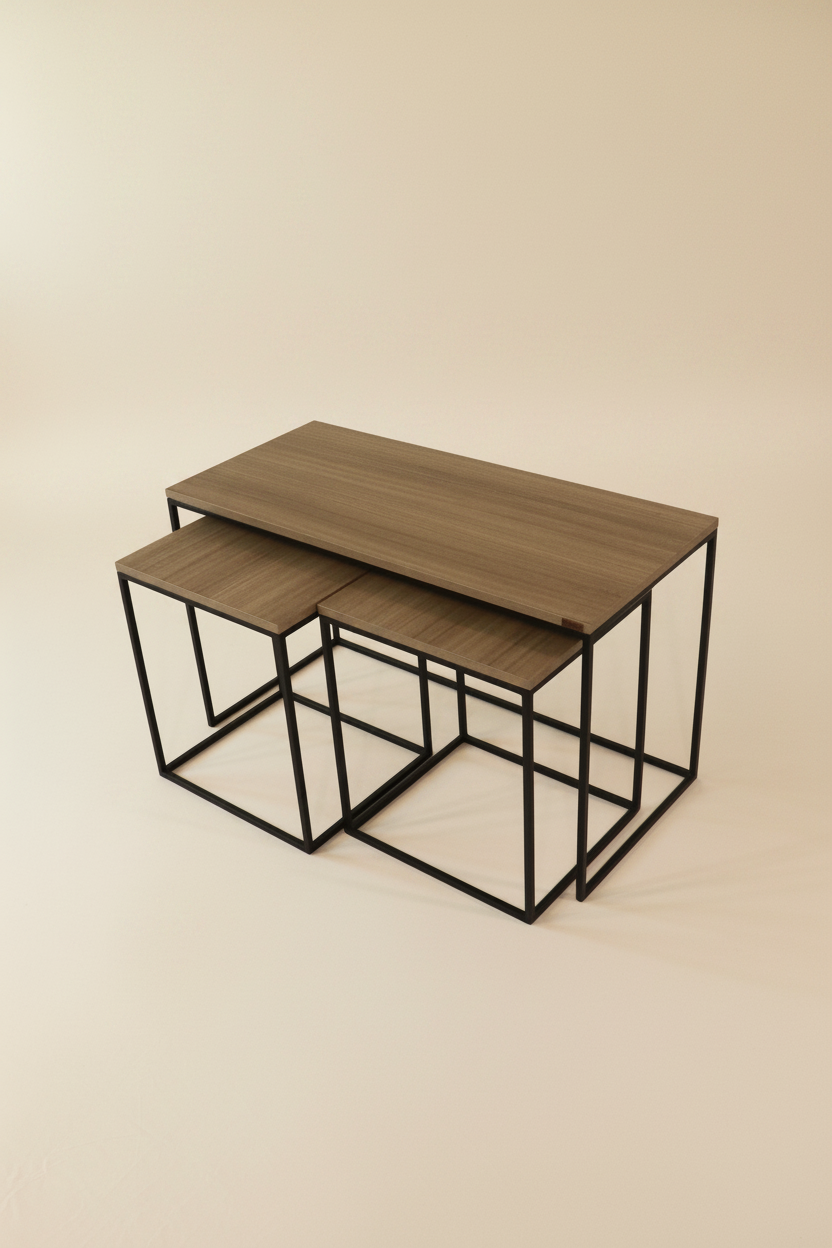 four Nested Trio in White Oak finish [H:52247715610925]