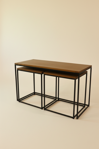 four Nested Trio in Teak finish